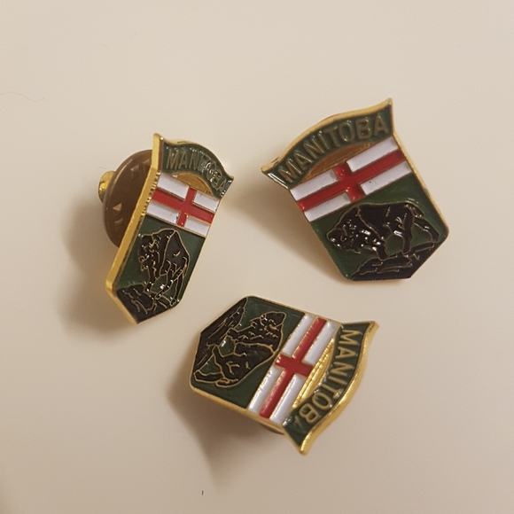 💲5️⃣ in 🛍️of2+  Manitoba Provincial Crest Pin B - Picture 4 of 10